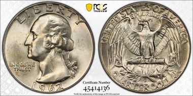 1962-D 25C MS64