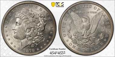 1879-O $1 AU58