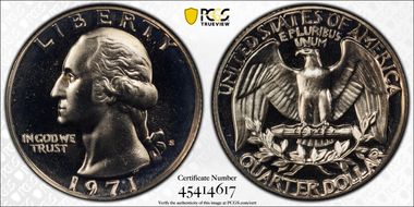 1971-S 25C PR66
