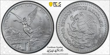2021-Mo 1/4 oz Libertad Silver MS70