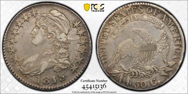 1813 50C O-107a VF35