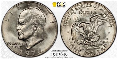 1974 $1 MS64