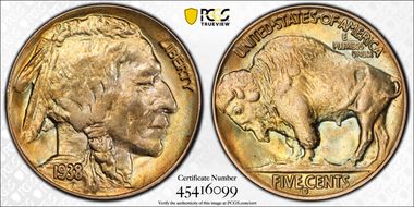 1938-D 5C Buffalo MS66