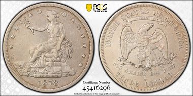 1878-S T$1 Trade VF25