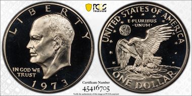1973-S $1 Silver PR69CAM