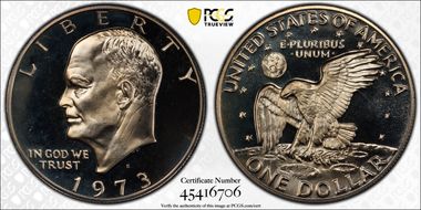 1973-S $1 Silver PR69CAM
