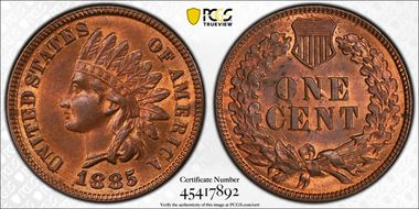 1885 1C MS64RB