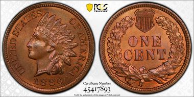 1886 1C Type 2 MS64RB