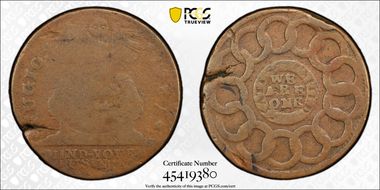 1787 Fugio 1C States United, 4 Cinq G4BN