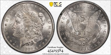 1882-CC $1 GSA Hoard MS62