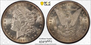 1884-CC $1 MS63