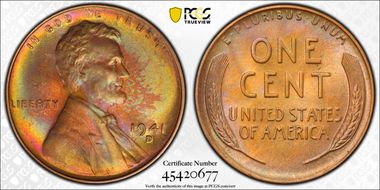 1941-D 1C MS65BN