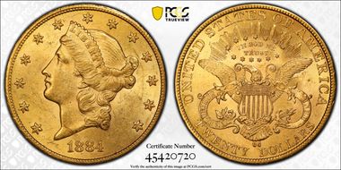 1884-CC $20 MS62