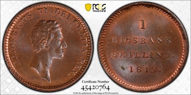 1813 1 Rbsk MS65BN