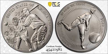 2022-P $1 Negro Leagues Baseball MS70