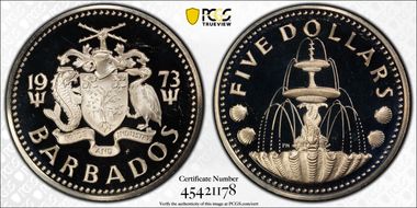 1973-FM $5 KM-16a PR67DCAM