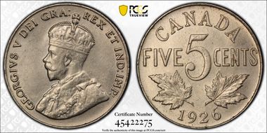 1926 5C Near 6 MS62