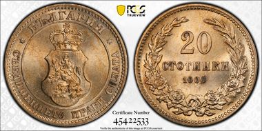 1906 20 St KM-26 MS64