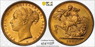 1885-M Sov S-3857C WW Complete, Sm BP MS62