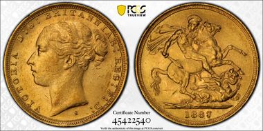 1887-S Sov S-3858E St. George MS61