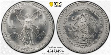 1992-Mo Onza Libertad Ag MS68