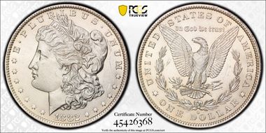 1882-O $1 AU58