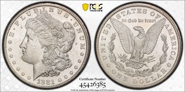 1881-S $1 MS62