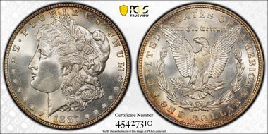 1887 $1 MS66+