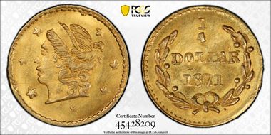 1871 G25C BG-811 MS64