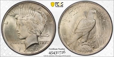 1924 $1 MS65