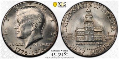 1976-D 50C Clad MS63