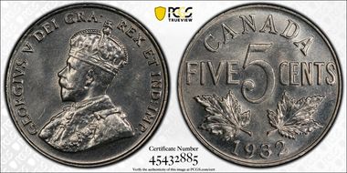 1932 5C Near S Near 2 MS64+
