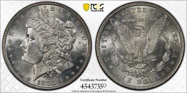 1880-O $1 MS62