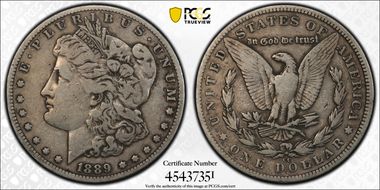 1889-CC $1 F15