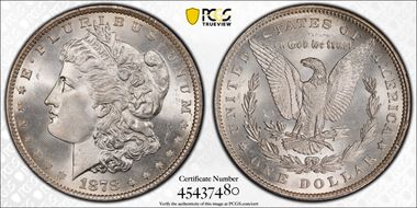 1878 7TF $1 Reverse of 1879 MS66