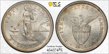 1903 50C KM-167  Ag MS62