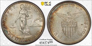 1903 50C KM-167  Ag MS61