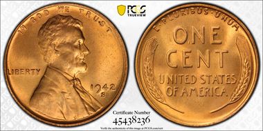 1942-S/S 1C RPM, FS-512 MS67RD