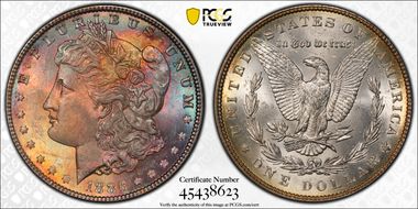 1886 $1 MS65