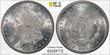 1878 8TF $1 MS63