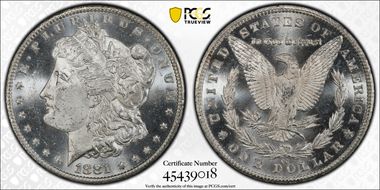 1881-CC $1 MS63