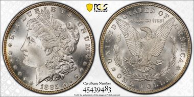 1885 $1 MS66+