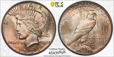 1935 $1 MS66