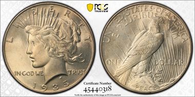 1935 $1 MS63