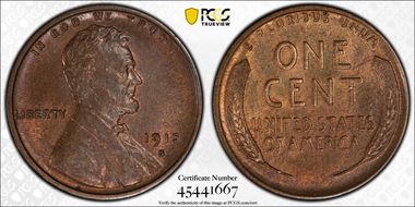 1915-S 1C MS62BN