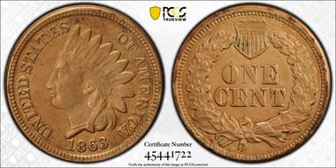 1863 1C AU55