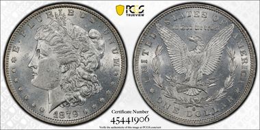 1879-O $1 AU58