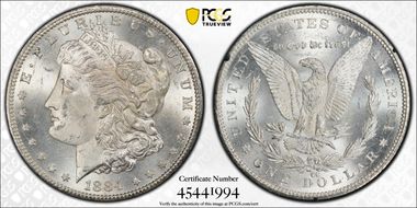 1884-CC $1 GSA Hoard MS63