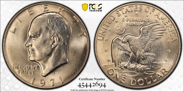 1971-D $1 MS65