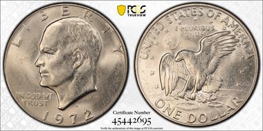 1972-D $1 MS64